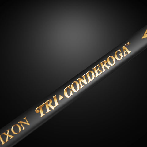 Dixon Tri-Conderoga Triangular Black Woodcase