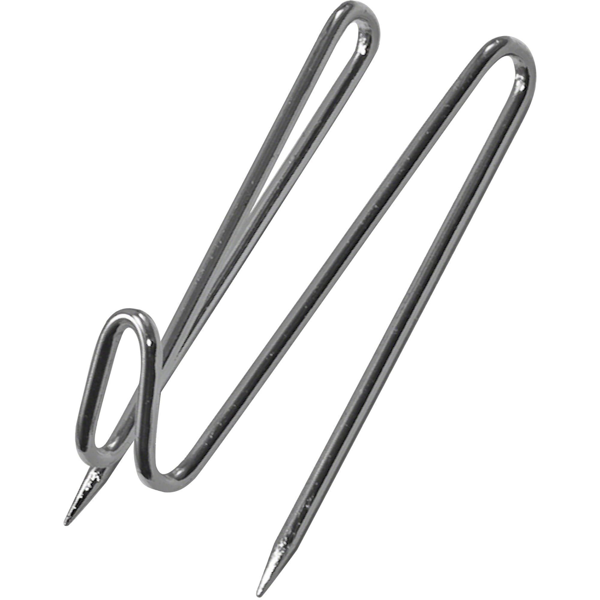Advantus 75370 Panel Wall Wire Hooks, Silver, 25 Hooks/Pack