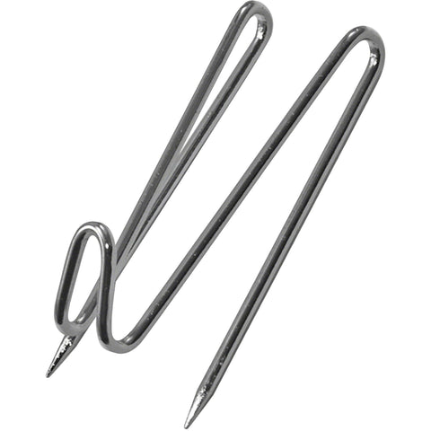 Advantus 75370 Panel Wall Wire Hooks, Silver, 25 Hooks/Pack