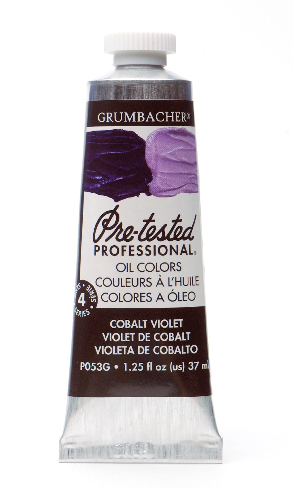 Grumbacher Pre-Tested Oil Paint, 37ml/1.25 Ounce, Cobalt Violet Hue (P053G)