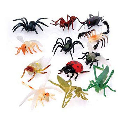 U. S. Toy Toy 2378 Mini Insects, 1-Pack of 12