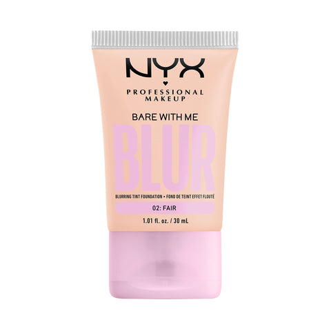 NYX PROFESSIONAL MAKEUP Bare With Me Blur Skin Tint Foundation Make Up with Matcha, Glycerin & Niacinamide - Fair