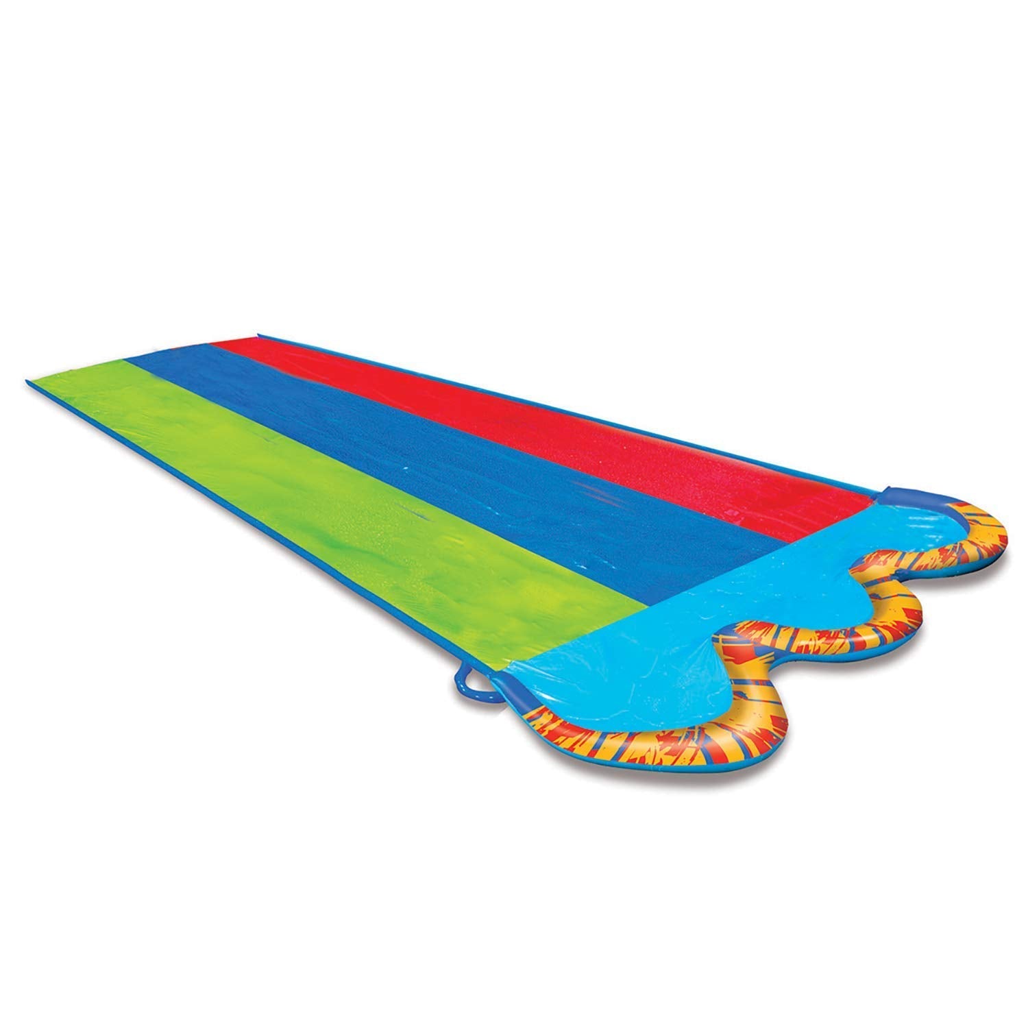 Banzai Triple Racer 16 Ft Water Slide-with 3 bodyboards included, Multicolor