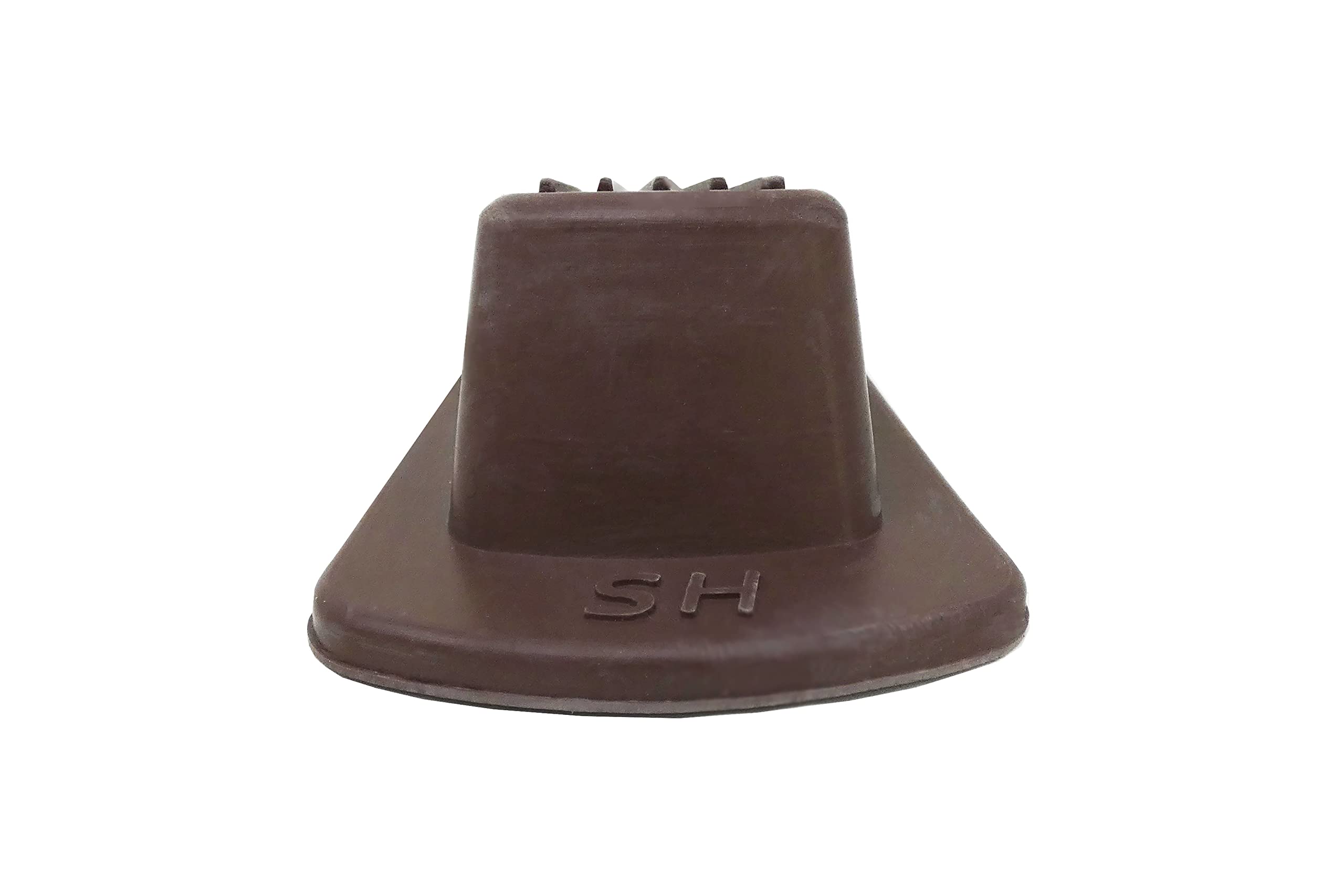 Shepherd Hardware 8933E 8933 Heavy Duty Rubber, Brown, 2 Pack Door Wedge, 2-Pack