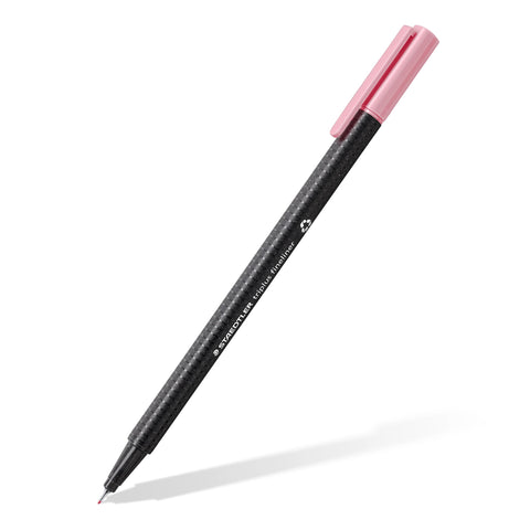 Staedtler triplus fineliner, Triangular Pens 0.3mm, Includes Easel Case for Home & Travel, 6 Pastel Colors, 334 SB6 PA