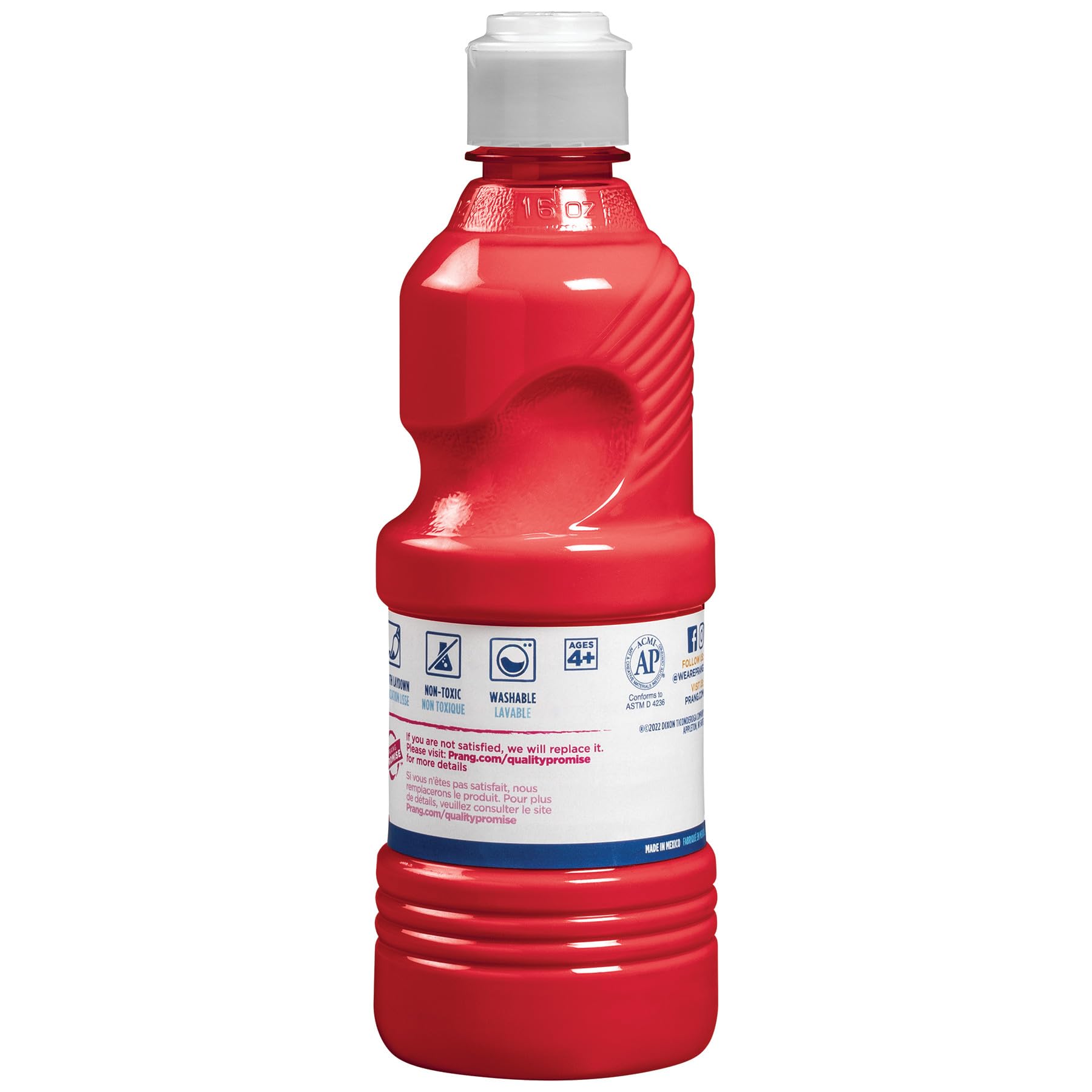 Prang Washable Tempera Paint, Red, 16 Oz., 1 Count