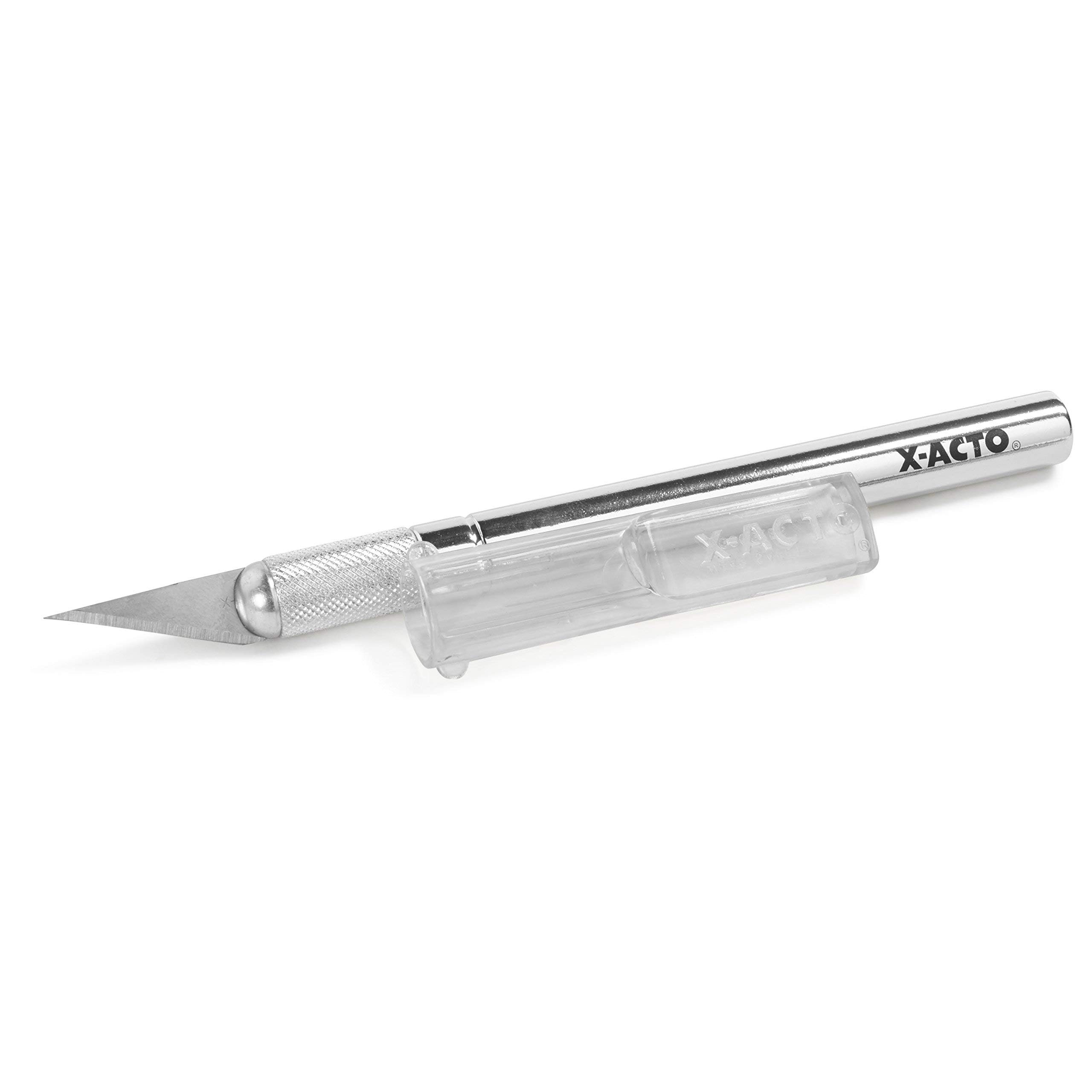 X-ACTO #2 Knife With Safety Cap, Sharp, Durable, Precision Knife, 1 Count - For Medium Cutting and Trimming