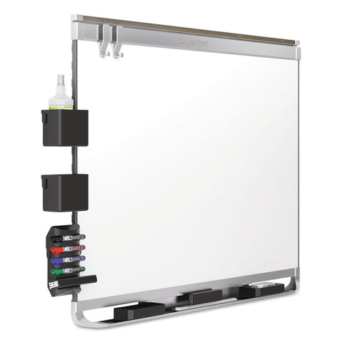 Quartet Magnetic Whiteboard, Porcelain, White Board, Dry Erase Board, 8' x 4', Aluminum Frame, Prestige 2 Duramax (P558AP2)
