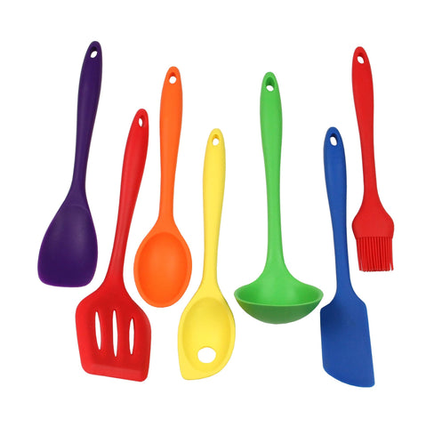 Chef Craft Premium Silicone Spoon Spatula, 11.5 inch, Purple