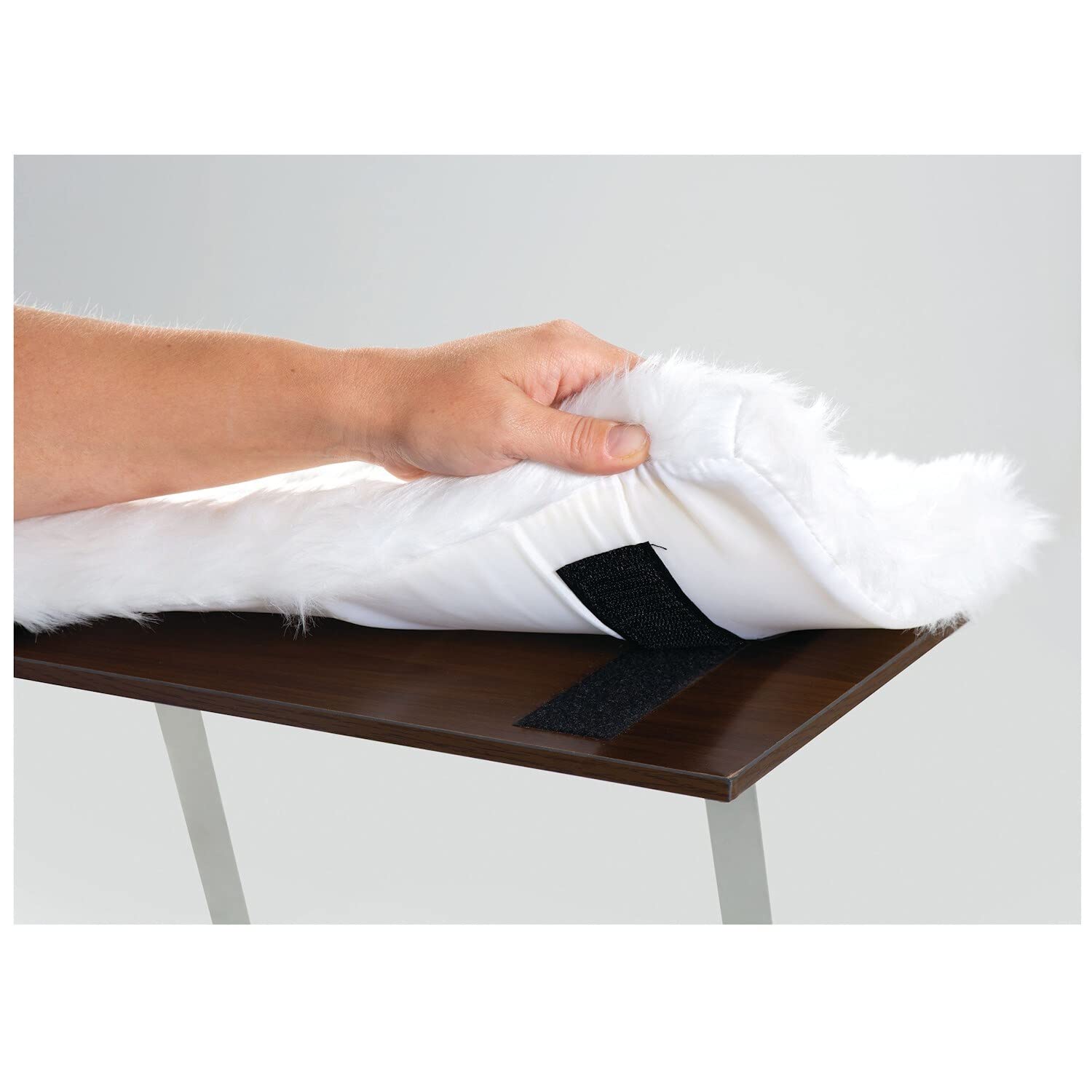 Etna Window Mount Cat Perch - Window Sill Shelf, Padded Cat Wall Bed, Space Saving Furniture for Pets, Removable Faux Sheepskin Cover, Holds 20-35 Pounds