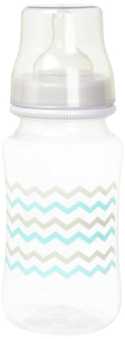 Cribmates 2 Piece Wide Bottle Elephant Zigzag, Teal/Grey