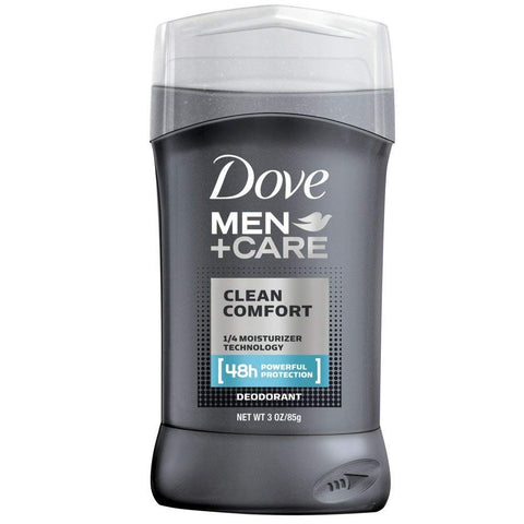 Dove Men+Care Deodorant Stick Clean Comfort 3 oz (Pack of 7)