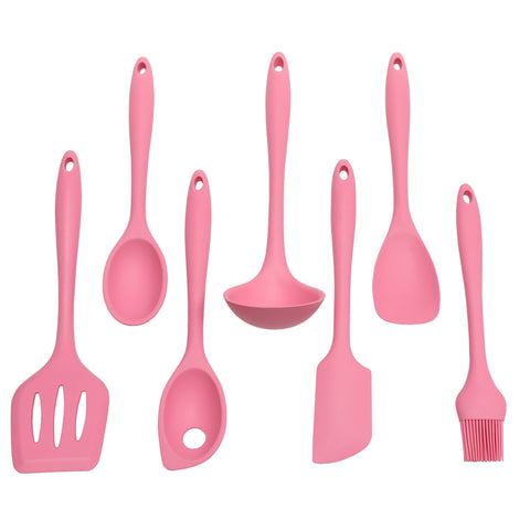 Chef Craft Premium Silicone Cooking Ladle, 11.25 inch, Pink