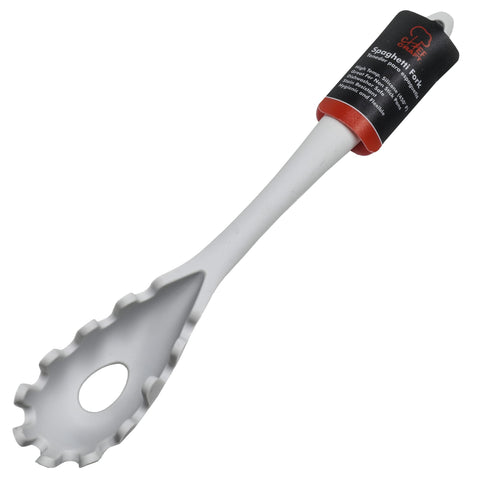 Chef Craft Premium Silicone Spaghetti/Pasta Fork, 11.5 inch, Gray