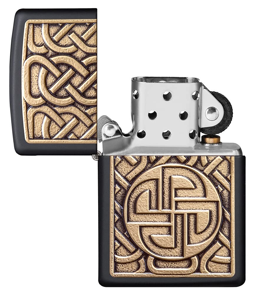 Zippo Norse Emblem Design Pocket Lighter