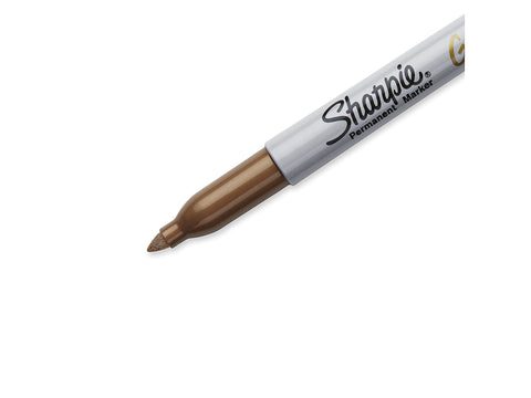 Sharpie 1823887 Metallic Permanent Markers Gold Dozen