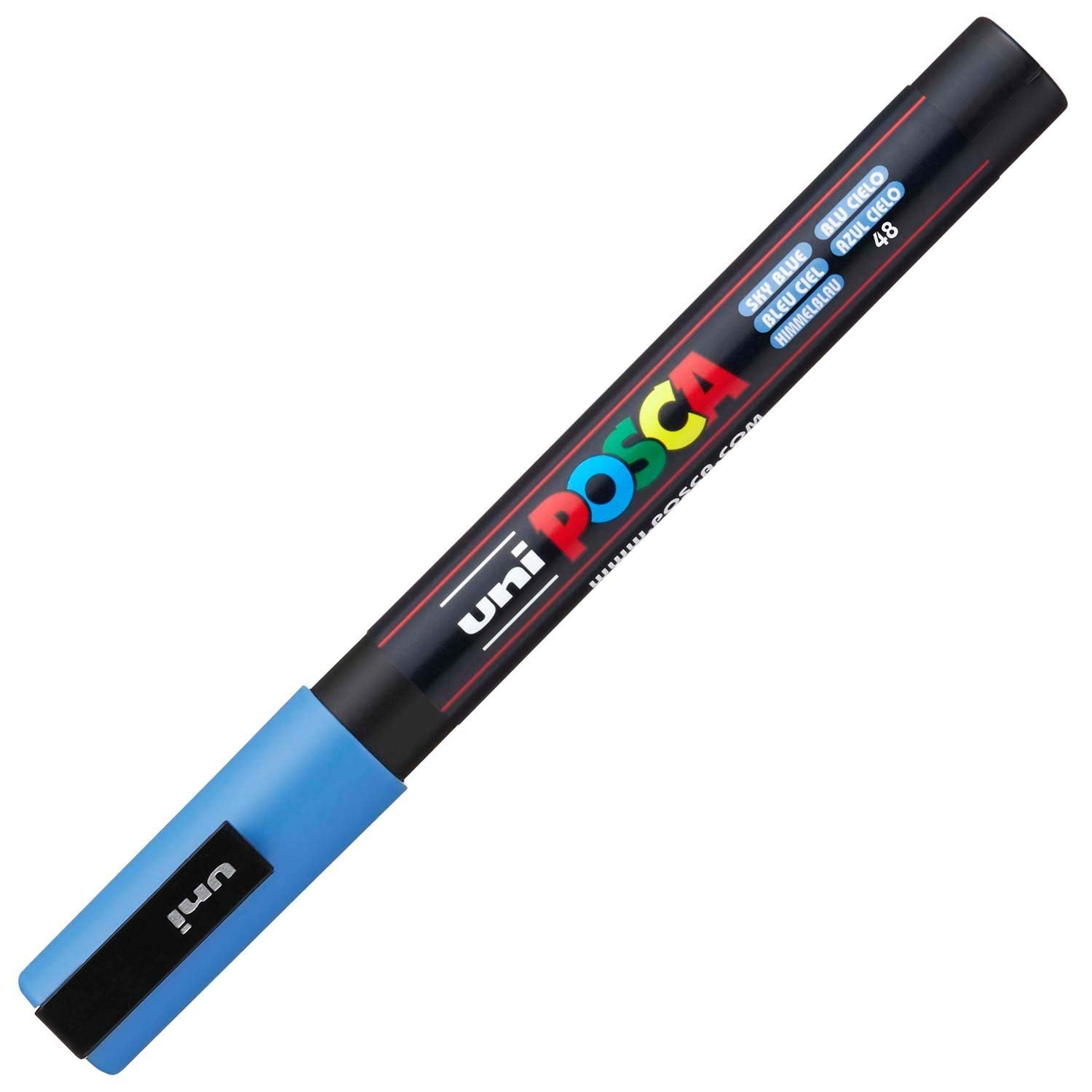Posca Acrylic Paint Marker, Fine, Pack Of 1, Sky Blue