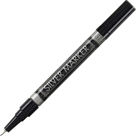 Pilot Extra Fine Point Permanent Markers, Marker Pens, Silver Ink, 1 Count (Pack of 1)