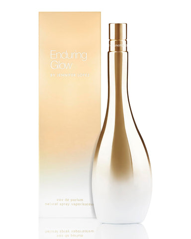 Jennifer Lopez Enduring Glow Eau De Parfum Spray, Iconic Shaped Gold Metalized Bottle, 1.0 Fl Oz (30 ml)