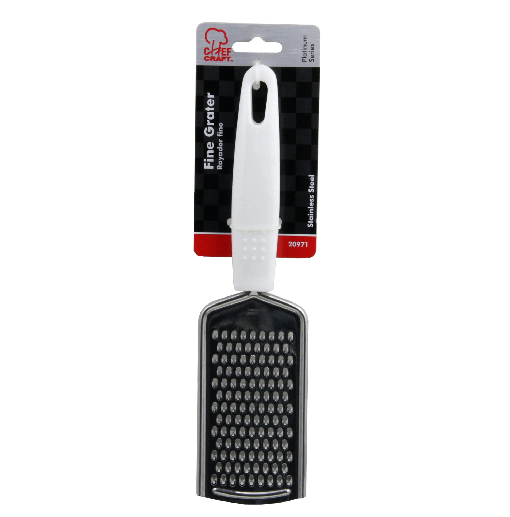 Chef Craft Select Fine Grater, 9.5 inch, White