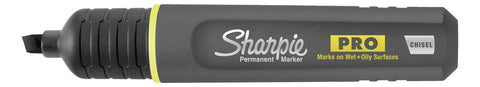 Sharpie PRO Permanent Marker, Medium, Chisel Tip, Black, 2-Count (2018330)