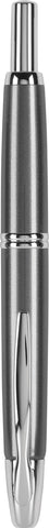 PILOT Vanishing Point Collection Refillable & Retractable Fountain Pen, Gun Metal Gray Barrel with Rhodium Accents, Blue Ink, Medium Nib (60533)