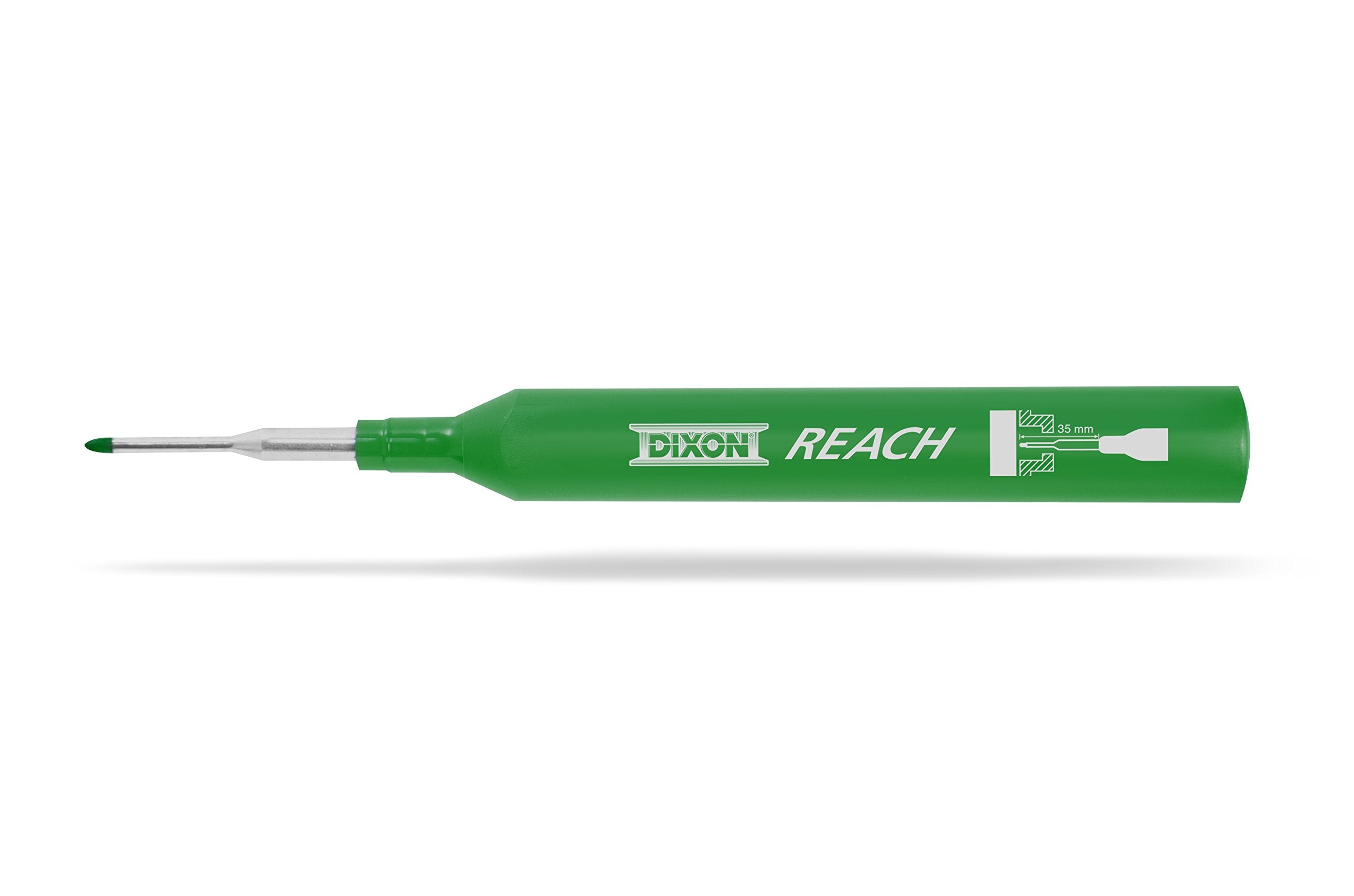 Dixon Industrial REACH- Deep Hole Permanent Marker, Green, 1-Count (14204)