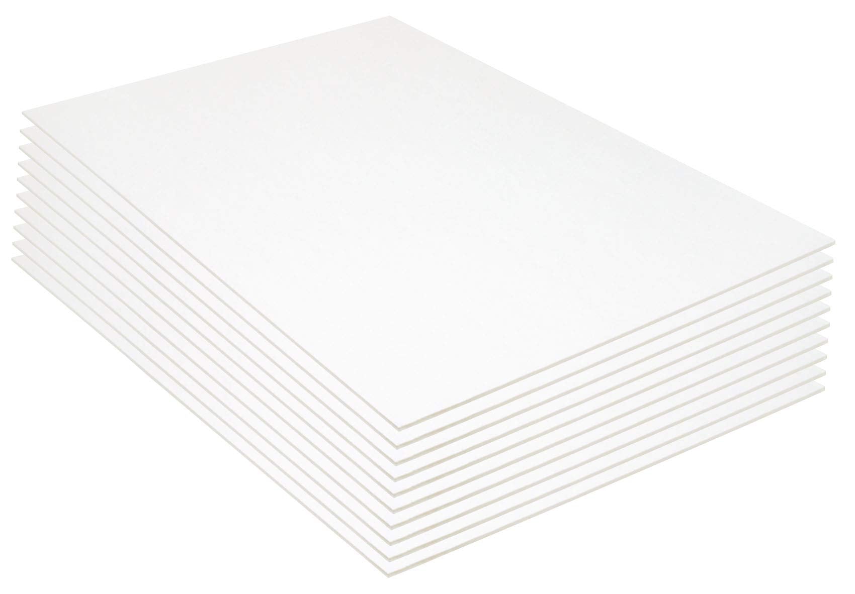 UCreate Foam Board, White, 20" x 30", 10 Sheets