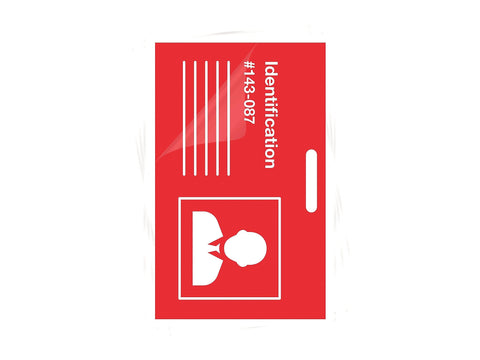 Fellowes Hot Laminating Pouches, ID Tag, Punched, 5 mil, 100 Pack, Clear (52016)