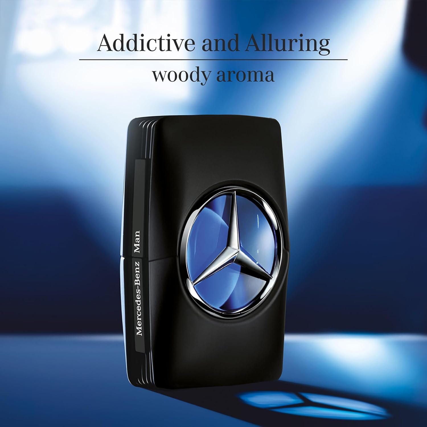 Mercedes Benz Man Intense - Woody Spicy Cologne for Men - Mens Cologne with Oakmoss, Geranium, Amber - Long-Lasting Men's Fragrance - 3.4 oz EDT Spray