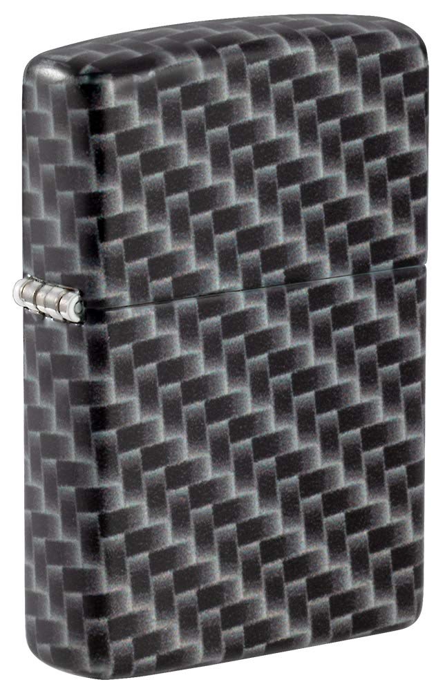Zippo Carbon Fiber Design 540 Color Pocket Lighter, Black, One Size