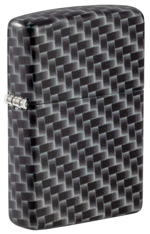 Zippo Carbon Fiber Design 540 Color Pocket Lighter, Black, One Size