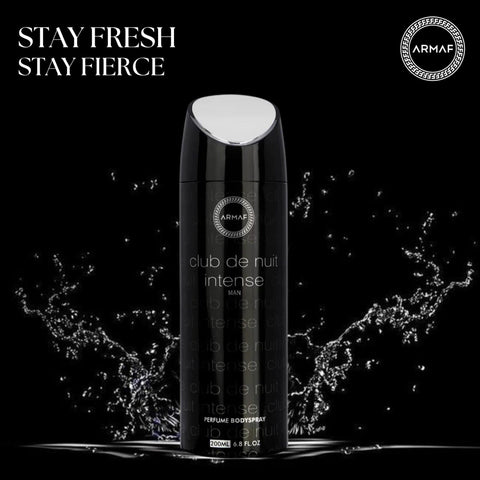 Armaf Club De Nuit Intense for Men Parfume Bodyspray Spray, 6.8 Ounce / 200 ml