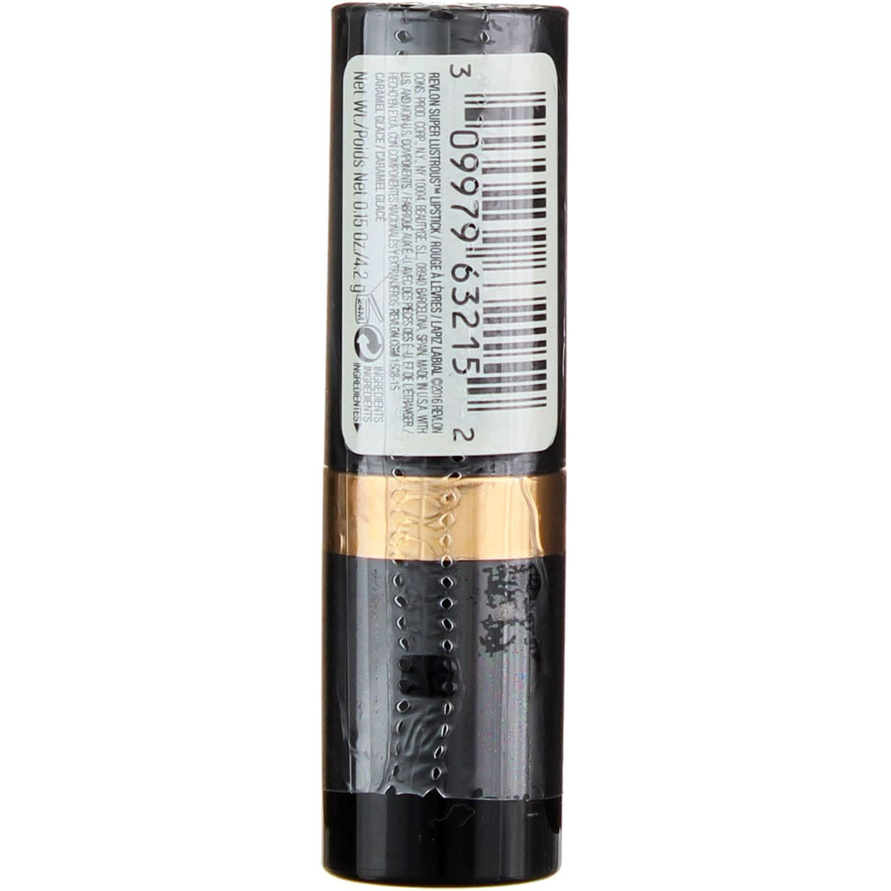 Revlon Super Lustrous Lipstick, Caramel Glace [103] 0.15 oz (Pack of 3)