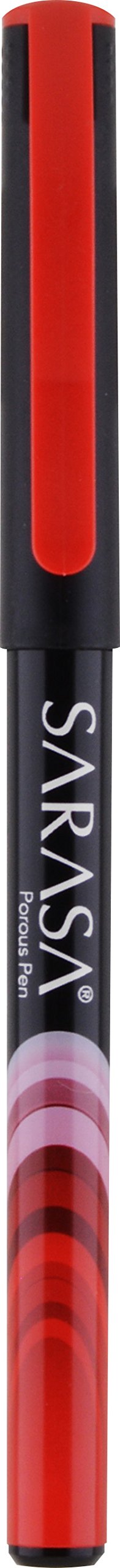 ZEBRA Sarasa Fineliner Pen, 0.8mm, Red (66130)