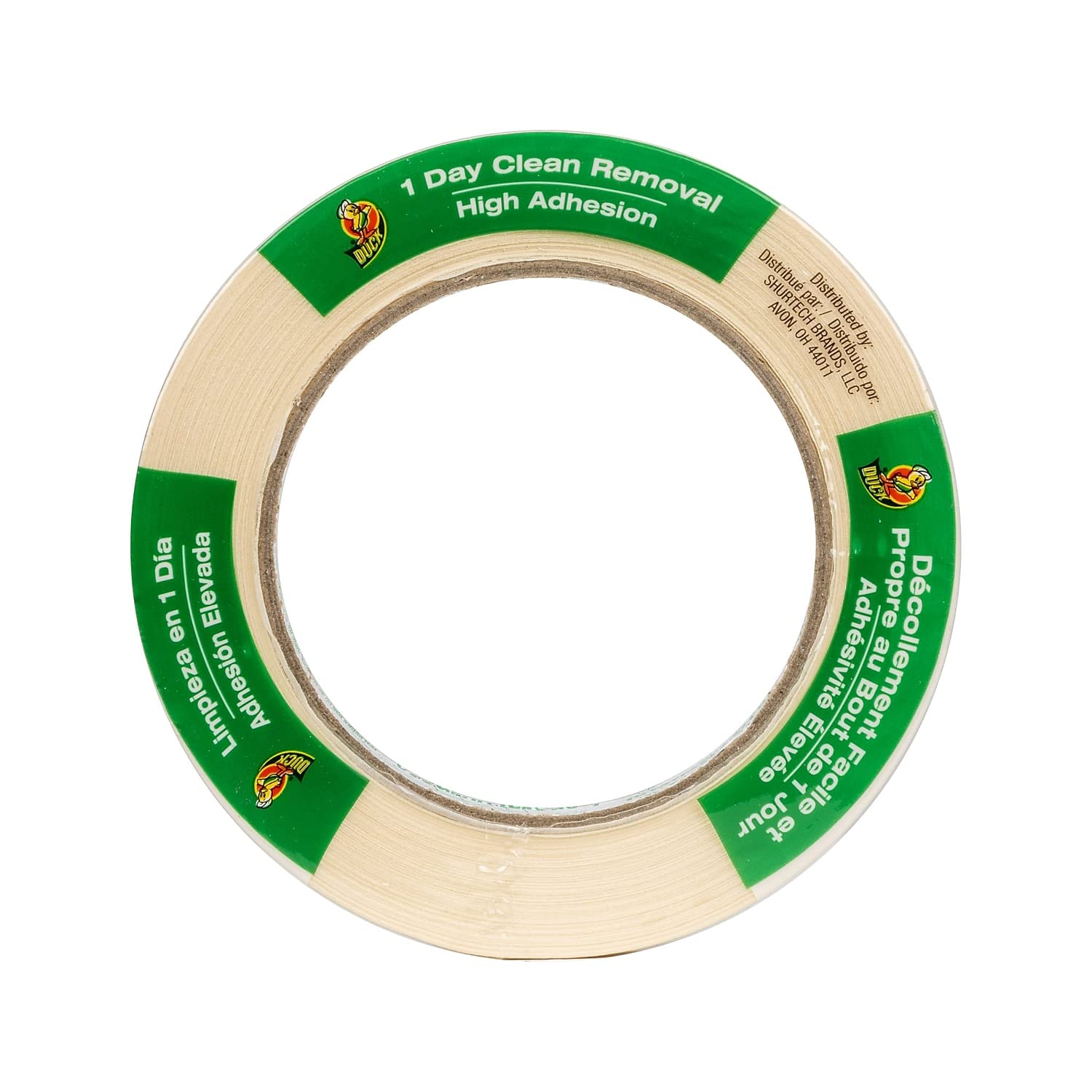 Duck Brand 394689 General Purpose Masking Tape, 0.7-Inch by 60-Yard, Single Roll, Beige