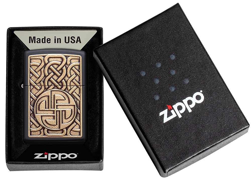 Zippo Norse Emblem Design Pocket Lighter