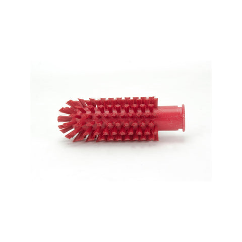 SPARTA Multi-Purpose Valve Brush Pipe Brush, Round Brush with Polyester Bristles, Color Coded for Commercial Cleaning, Kitchen, Restaurant, Bathroom, Plastic, 5.7 X 2 X 5.7 Inches, Red