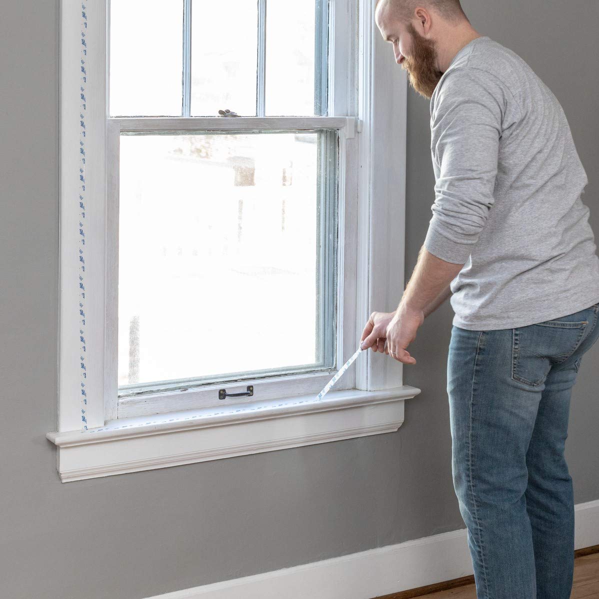 Duck Brand Indoor 10-Window Shrink Film Insulator Kit, 62-Inch x 420-Inch, 286216