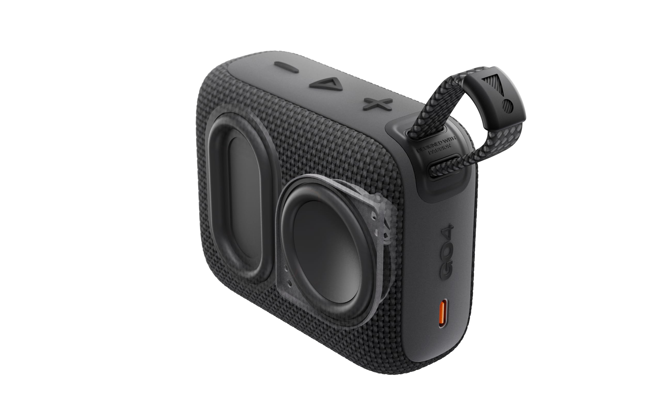 JBL Go 4 - Ultra-Portable, Waterproof and Dustproof Bluetooth Speaker, Big JBL Pro Sound with Punchy bass, 7-Hour Built-in Battery, Made in Part with Recycled Materials (Blue)