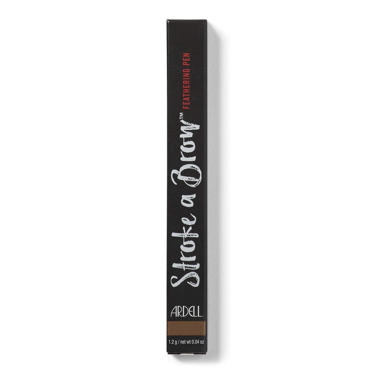 Ardell Beauty Stroke a Brow Feathering Pen, Medium Brown