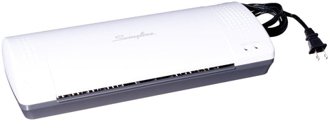 Swingline Laminator, Thermal, Inspire Plus Lamination Machine, 9" Max Width, Quick Warm-Up, Includes Laminating Pouches, White/Gray