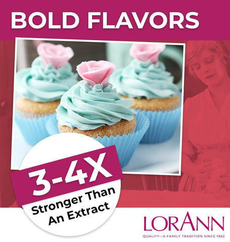 LorAnn Oils Super Strength Flavoring - Used For Candy Making, Flavoring , Baking, Hard Candy, & Flavor Oils - Bold, Natural Flavors 4X Stronger Than Extracts - Bubble Gum, Pack of 2, 0.125 fl oz