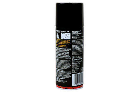 Scotch Super 77 Multipurpose Adhesive Spray, Bonds to Fabric, Cardboard, Plastic, Metal, Wood, Felt, and More, 10.7 Ounces (7716) - 1 Pack