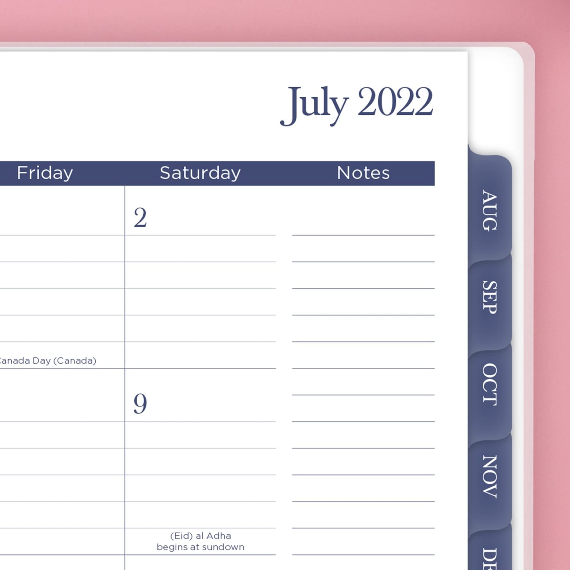 Cambridge 2022-2023 Planner, Weekly & Monthly Academic, 5-1/2" x 8-1/2", Small, Joyful Floral (1619-200A)