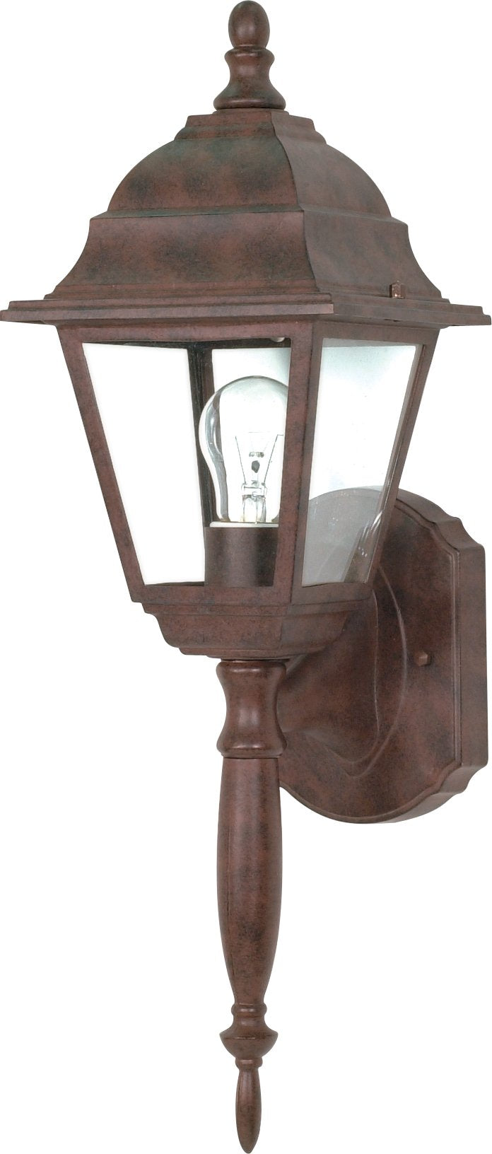 Nuvo 60/541 One Light Outdoor Wall Mount, Bronze/Dark