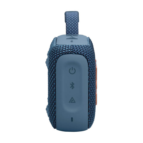 JBL Go 4 - Ultra-Portable, Waterproof and Dustproof Bluetooth Speaker, Big JBL Pro Sound with Punchy bass, 7-Hour Built-in Battery, Made in Part with Recycled Materials (Blue)
