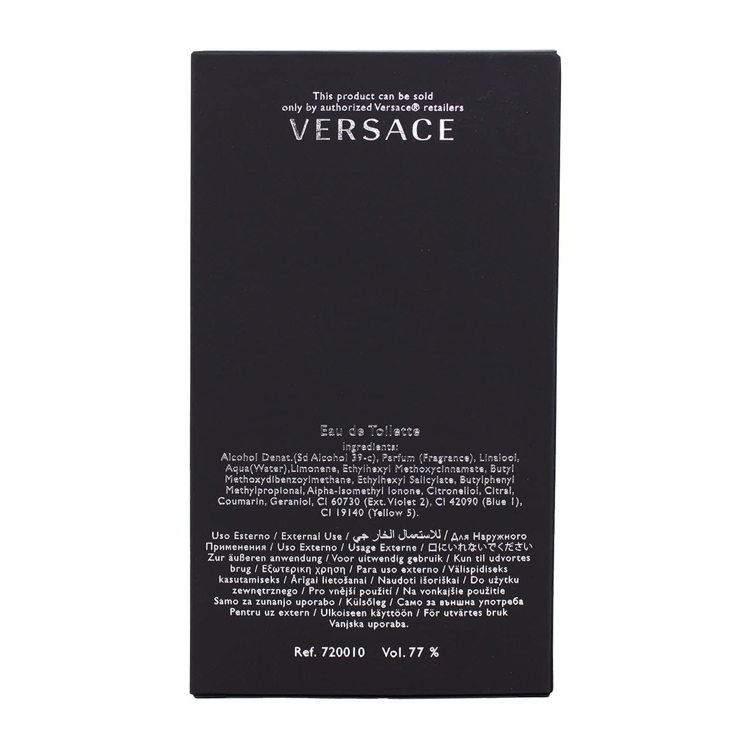 Versace Versace Pour Homme for Men Eau De Toilette Natural Spray, 3.4 fluid_ounces