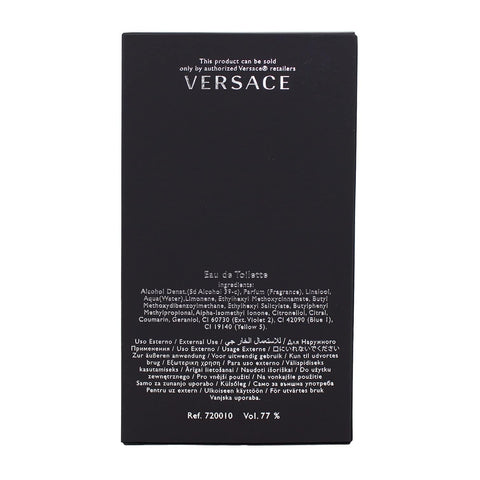 Versace Versace Pour Homme for Men Eau De Toilette Natural Spray, 3.4 fluid_ounces