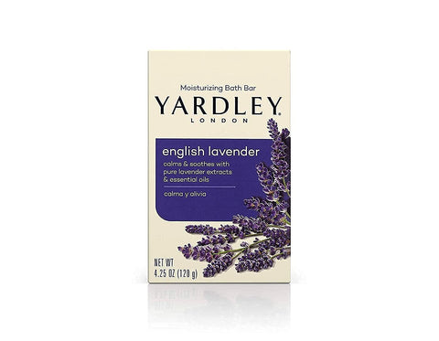Yardley London English Lavender 4 Bar 4.25 oz (Packaging may vary)